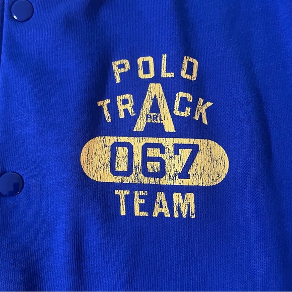 Polo Ralph Lauren Logo Fleece Baseball Jacket NWT - Picture 2 of 9